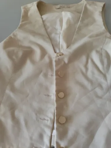 Colete bege . Tamanho 36