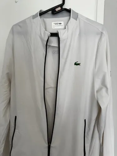Jaqueta Lacoste Djokovic branca - tamanho M