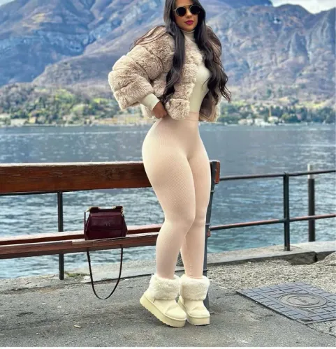 Botas de Neve Brancas