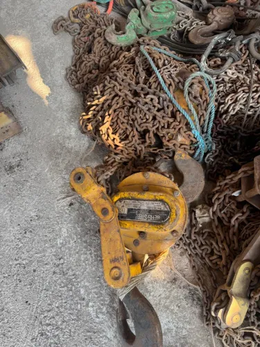 Talha Manual e Correntes para Carga - BERG-STEEL 10 ton