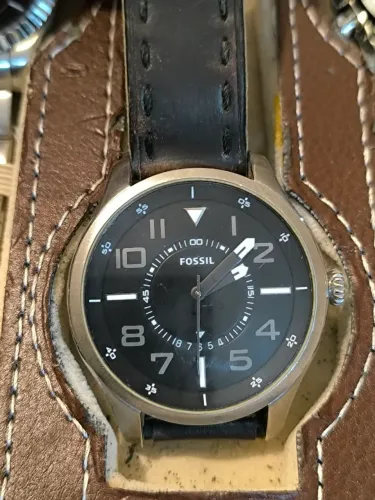 Relógio Fossil Masculino Preto Original