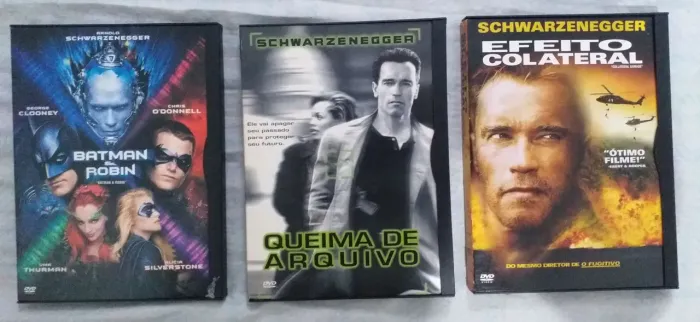Lote DVDs SNAPCASE - Arnold Schwarzenegger