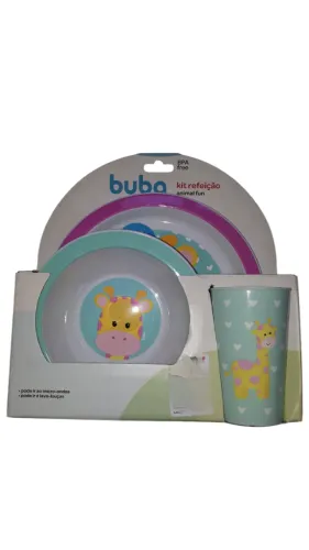 kit Refeição Animal Fun - Buba