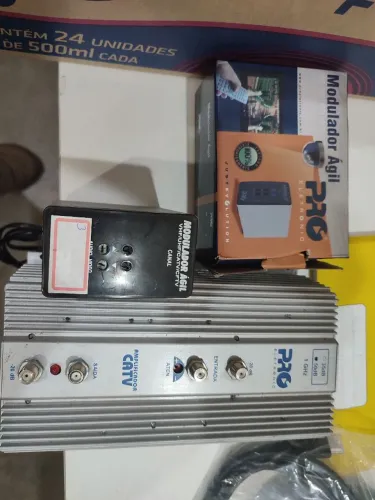Rack tv / amplificador/ modulador 
