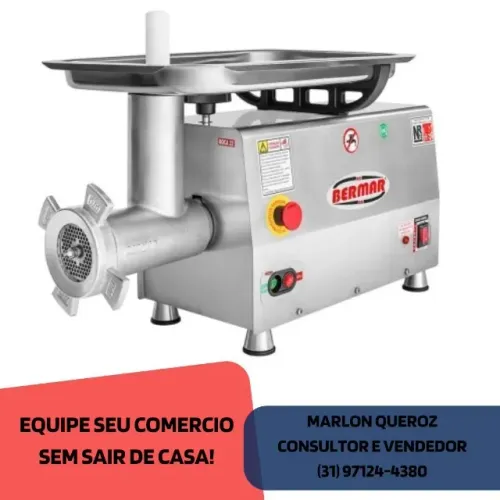 Moedor de Carne Bermar Boca 22 Inox