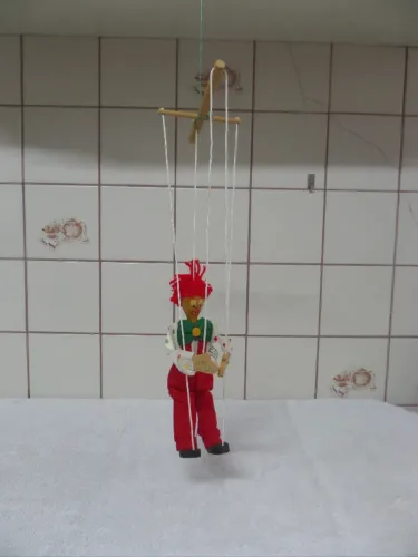 marionete boneco palhaço 