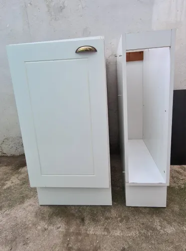 armários de cozinha americana branco henn