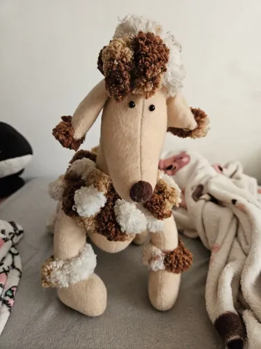 Pelúcia Poodle Artesanal 