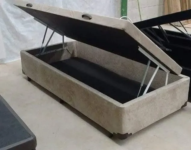 0BOX UNIQUE COM BAU COM PISTÃO A GÁS SOLTEIRO FRETE GRATIS