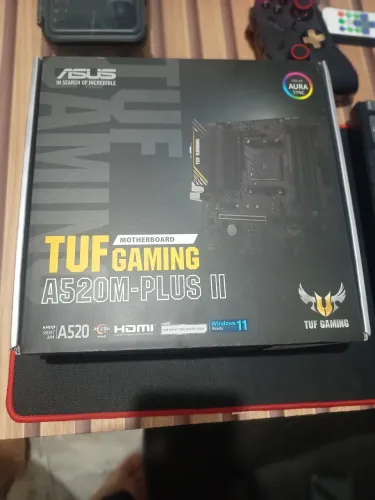Placa-Mãe ASUS TUF Gaming A520M-PLUS II (nova)