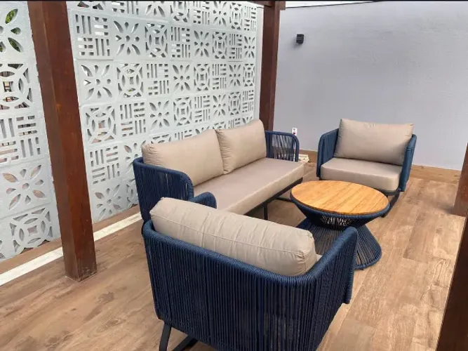CONJUNTO SOFÁ DE PARA PISCINA/ VARANDA