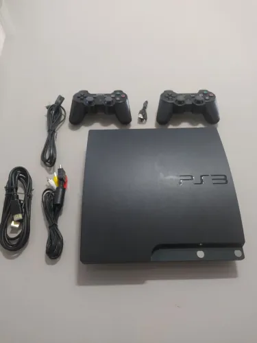 PS3 320GB COM GARANTIA 2 CONTROLES 