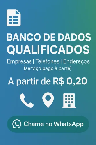 Base de Dados para Contatos Comerciais