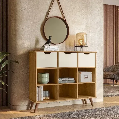 Nicho Organizador com Pés Retro - Já Entrega e Monta