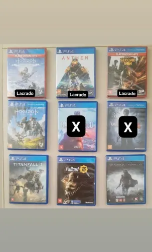 Jogos PS4 - Lote