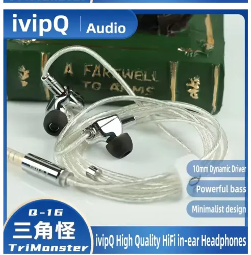 Fone de ouvido intra-auricular TriMonster ivipQ Q-16