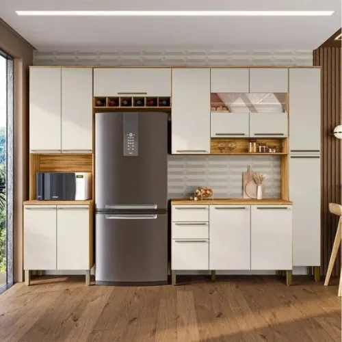 Cozinha Napoli 5peças Prime Micro, 100% MDF (Nova)