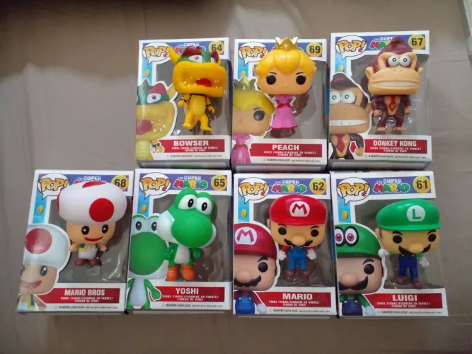 Bonecos Super Mario