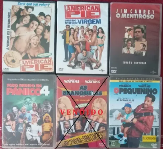 Filmes de comédia em DVD - Leia todo o anuncio