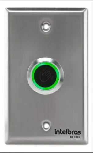Acionador De Abertura Por Proximidade Inox Bt 4000 Intelbras 