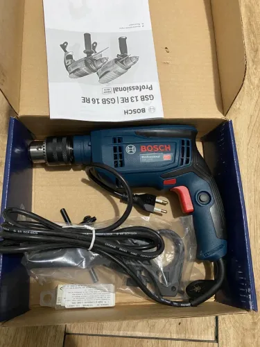 Bosch Furadeira de Impacto GSB 13 RE-M - 750W 127V, em maleta