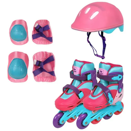 Patins 3 em 1Inline, Triline e Quadriline Candy Ajustável Bel Novos (PRONTA ENTREGA)