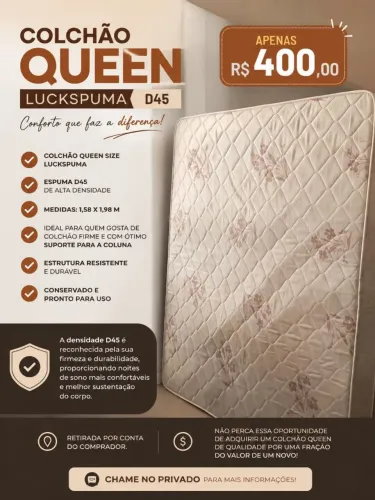 Colchão queen