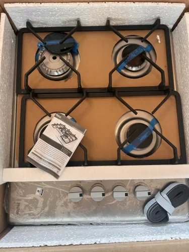 Cooktop novo - 4 bocas
