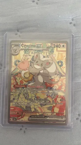 Carta pokemom cinccino Ex full art especial 