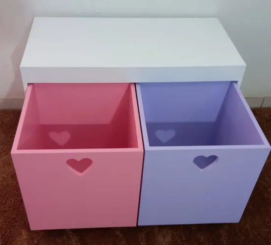 Organizador infantil em mdf 