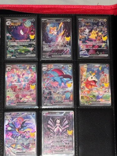 Lote 8 cartas SIR coleção 30 anos Pokémon Tcg muito raras