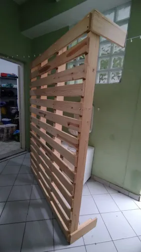 Cama casal madeira pinus