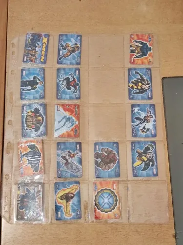 Coleção stamps xmen elma chips lacrados