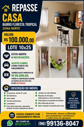Repasse Casa - Floresta Tropical