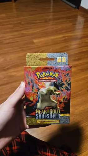 Deck original completo de Pokemon tgc fagulha da chama HeartGold SoulSilver