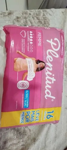 Fralda plenitude tirei somente uma unidade e tem 15unidade