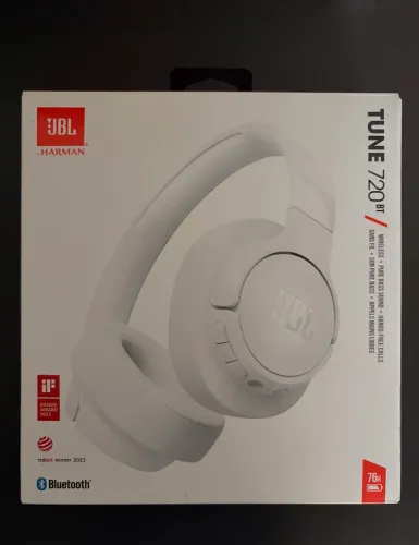 Fone JBL Tune 720BT Bluetooth com Caixa e NF