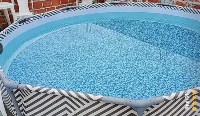 Piscina estrutural 7.200L