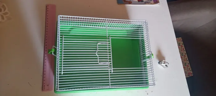 Kit com gaiola pra hamster