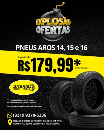 Pneus em Arapiraca, Pneu, PromoçãodePneus, Pneusbaratos