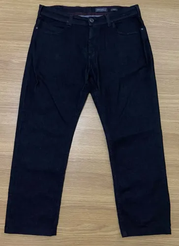 Calça Jeans Masculina Marfinno Modelagem Reta Azul Escuro 46