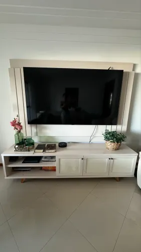 Rack para tv com estante