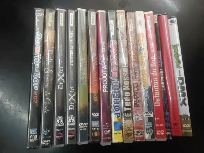 DVDs de Rap Nacional 15 dvs 