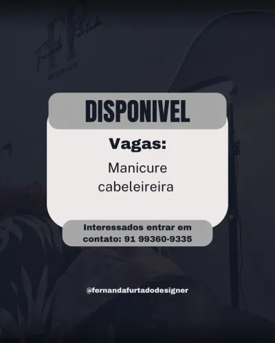 Vagas disponíveis