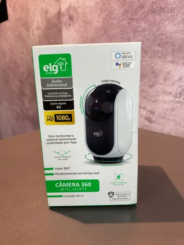 Câmera Robô 360° Inteligente Wi-Fi SHCR600 da ELG