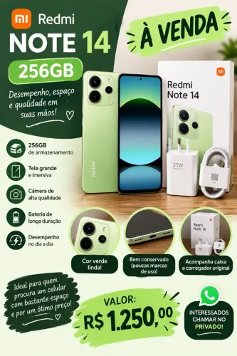 Redmi Note 14 - 256 gb