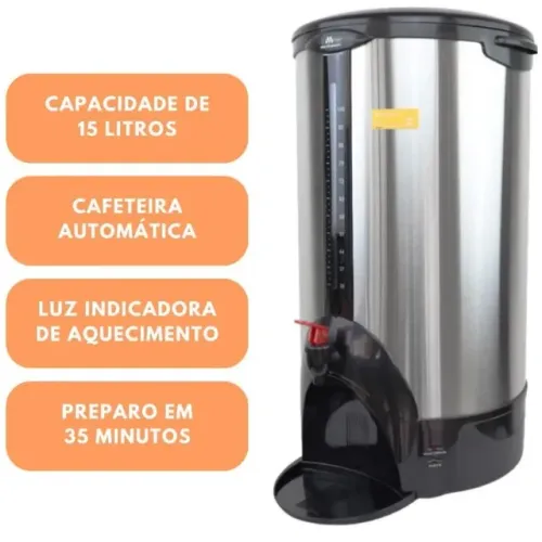 Marchesoni Máquina de Café Automática 15 Litros