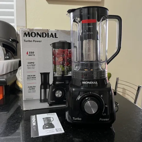 Liquidificador Mondial Turbo Power 220v Novo com Entrega Rápida!