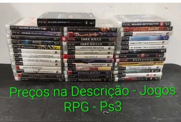 Jogos RPG PS4 - Ac cartão e Olx pay (temos