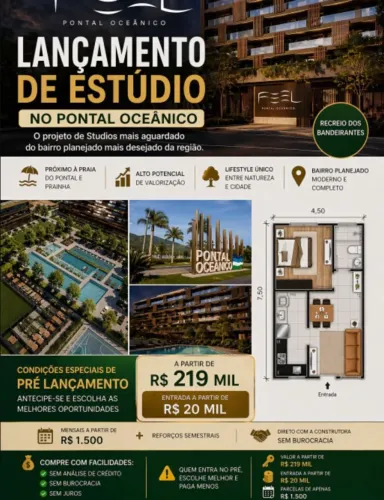 STÚDIOS NO PONTAL OCEÂNICO